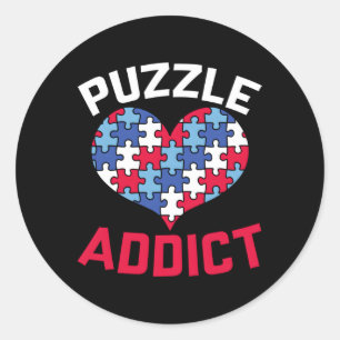 Sticker Rond Puzzle Puzzle maître Puzzle