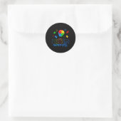 Sticker Rond Puzzle sensibilisation sur l'autisme (Sac)