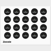 Sticker Rond Puzzleologist Puzzle Collecteur de puzzle Puzzles (Feuille)