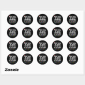 Sticker Rond Pyjamas (Feuille)