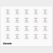 Sticker Rond Pyramide alimentaire (Feuille)