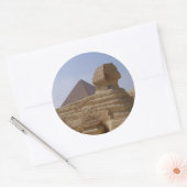 Sticker Rond pyramide sphinx (Enveloppe)