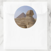 Sticker Rond pyramide sphinx (Sac)