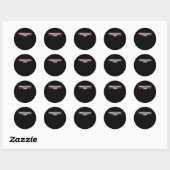 Sticker Rond Pyrotechnicien Pyrotechnicien Pyro Firework Cadeau (Feuille)