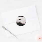 Sticker Rond Python à balle leucistique (Enveloppe)