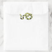 Sticker Rond Python Snake (Sac)