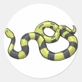 Sticker Rond Python Snake (Devant)