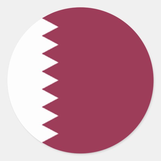 Sticker Rond Qatar (Devant)