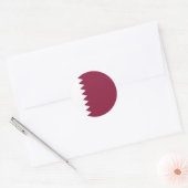 Sticker Rond Qatar (Enveloppe)