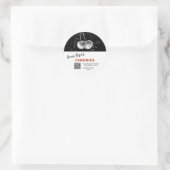 STICKER ROND ~* QR AP30 CHERRY + DÉSHYDRATED CANNING FREEZE (Sac)