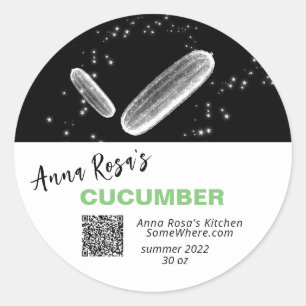 STICKER ROND *~* QR AP30 CUMBER - DÉSHYDRATED CANNING FREEZE
