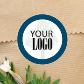 Sticker Rond QR Code Ajouter votre logo simple