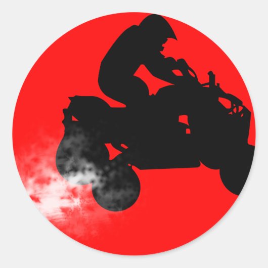 Sticker Rond quads. (Devant)