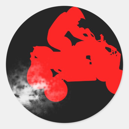 Sticker Rond quads. (Devant)