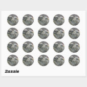 Sticker Rond Quai de Chelsea (Feuille)