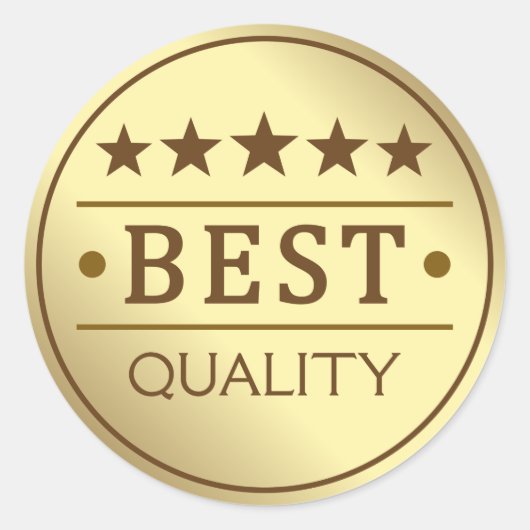 Sticker Rond Qualité optimale (Devant)