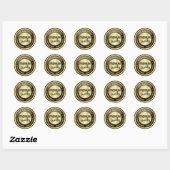 Sticker Rond Qualité Premium 100 % garantie (Feuille)