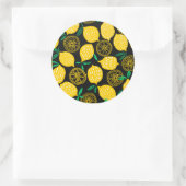Sticker Rond Quand La Vie Vous Donne Des Citrons Citron Jaune S (Sac)
