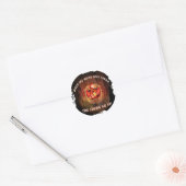 Sticker Rond Quand les choses deviennent difficiles (Enveloppe)