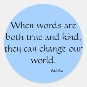 Sticker Rond Quand les mots sont rectifiez et sorte…