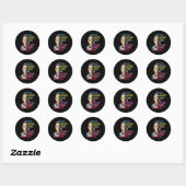 Sticker Rond Quand l'injustice devient loi la résistance devien (Feuille)