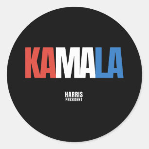 Sticker Rond Quand Nous Faisons La Victoire De Kamala Harris Po