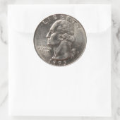 Sticker Rond Quartier américain 1995 (Sac)