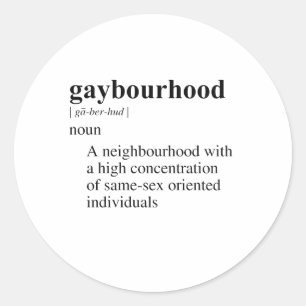 STICKER ROND QUARTIERGAY