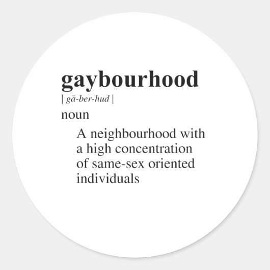 STICKER ROND QUARTIERGAY (Devant)