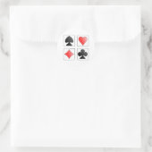 Sticker Rond Quatre couleurs (Sac)