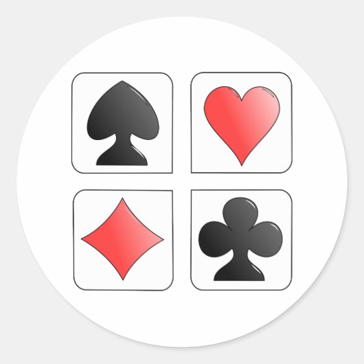 Sticker Rond Quatre couleurs (Devant)