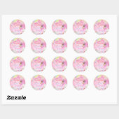 Sticker Rond quatre jamais doux (Feuille)