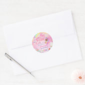 Sticker Rond quatre jamais doux (Enveloppe)