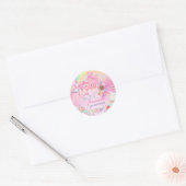 Sticker Rond quatre jamais doux (Enveloppe)