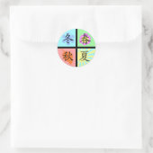 Sticker Rond Quatre saisons (Sac)