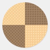 Sticker Rond Quatre Wafers (Devant)
