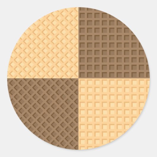 Sticker Rond Quatre Wafers (Devant)
