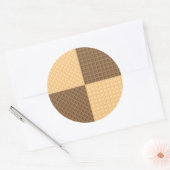 Sticker Rond Quatre Wafers (Enveloppe)