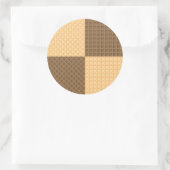 Sticker Rond Quatre Wafers (Sac)