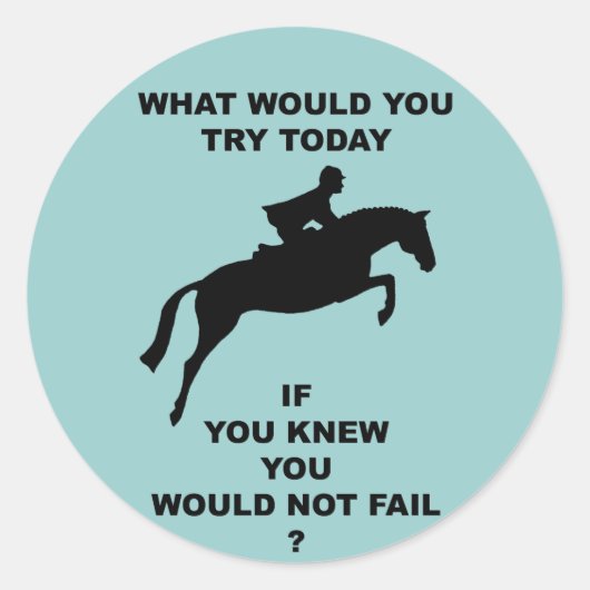 Sticker Rond Que feriez-vous...Chasseur (Devant)