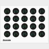 Sticker Rond Que Les Shenanigans Commencent C (Feuille)