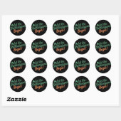Sticker Rond Que Les Shenanigans Commencent Un St patrick Irlan (Feuille)