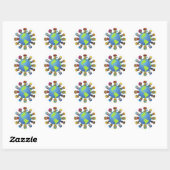 Sticker Rond Que Voulez-Vous Être (Quand Vous Augmentez) ? (Feuille)