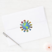 Sticker Rond Que Voulez-Vous Être (Quand Vous Augmentez) ? (Enveloppe)