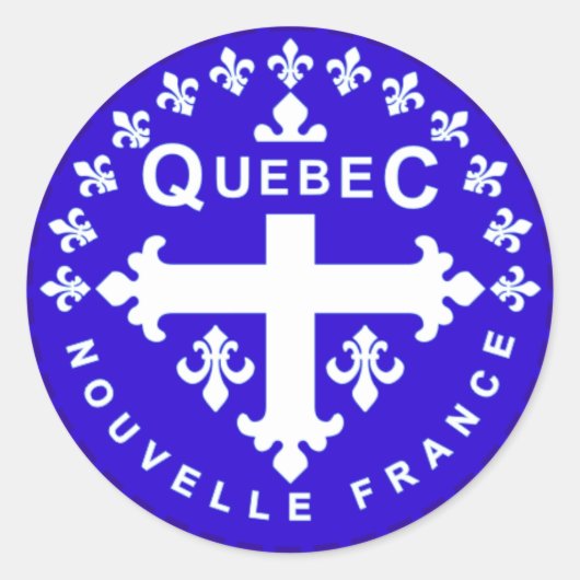 Sticker Rond Québec (Devant)