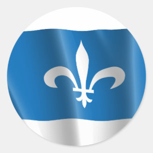 STICKER ROND QUÉBEC