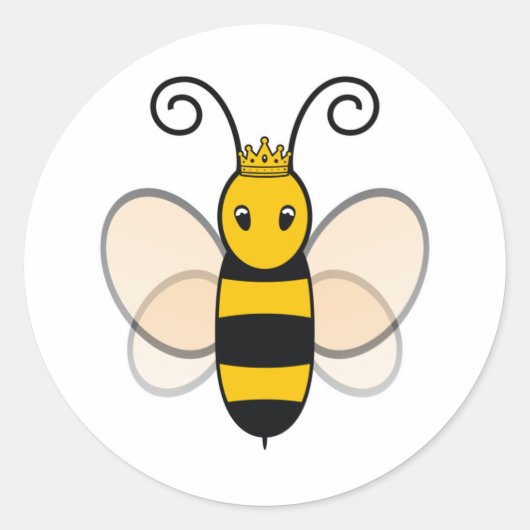 Sticker Rond Queen Bee (Devant)