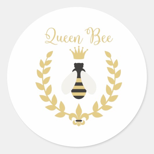 Sticker Rond Queen Bee (Devant)