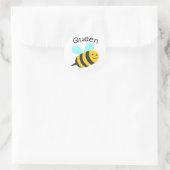 Sticker Rond Queen Bee (Sac)