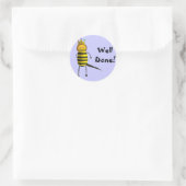 Sticker Rond Queen Bee, Bravo (Sac)